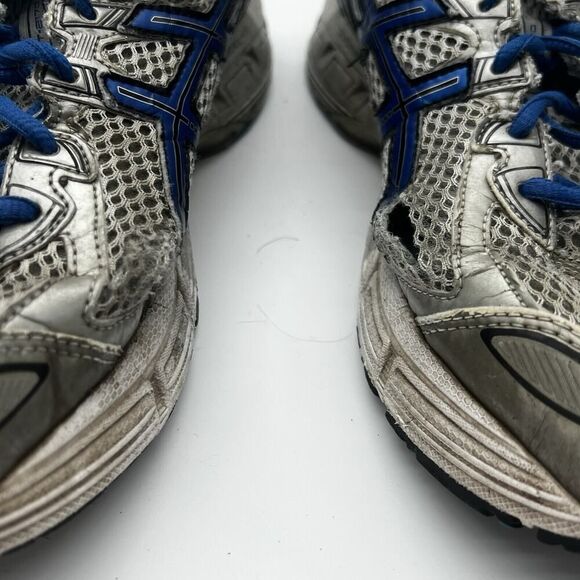 Asics GT-2170 Mens Size 10 Gray/Blue Mesh Athletic Running Shoes Sneakers BEATER - Picture 12 of 15